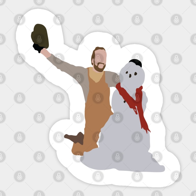 Lets build a Snowman Sticker by FutureSpaceDesigns